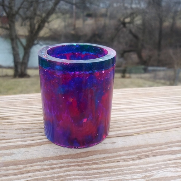 ๐SOLD๐HAND CRAFTED Galaxy Pen Holder Resin Art - Picture 11 of 16